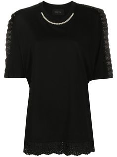 Simone Rocha декорированная футболка