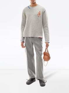 JW Anderson CREWNECK DARNING JUMPER