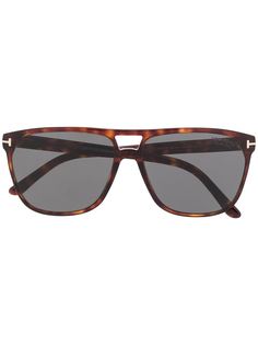 Tom Ford Eyewear солнцезащитные очки Shelton в квадратной оправе