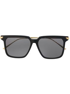 Bottega Veneta Eyewear солнцезащитные очки BV1006S в квадратной оправе