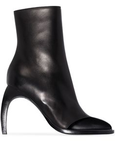 Ann Demeulemeester ботильоны на изогнутом каблуке