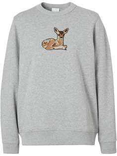 Burberry джемпер с вышивкой