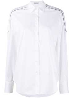 Brunello Cucinelli рубашка с декором Monili