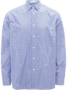 JW Anderson RELAXED ANCHOR APPLIQUE SHIRT