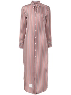 Thom Browne платье-рубашка с полосками RWB