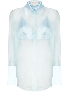 Matériel прозрачная рубашка из органзы