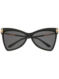 Tom Ford Eyewear солнцезащитные очки Tallulah в фигурной оправе