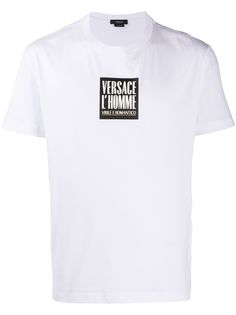 Versace футболка с логотипом LHomme