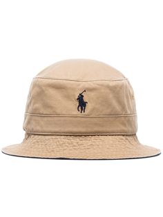 Polo Ralph Lauren logo-embroidered bucket hat