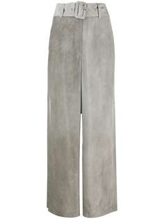 Emporio Armani широкие брюки с поясом