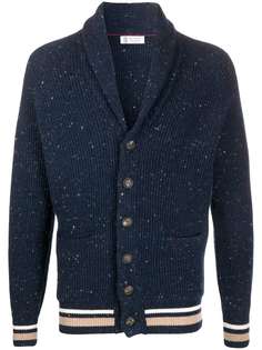 Brunello Cucinelli кардиган в рубчик