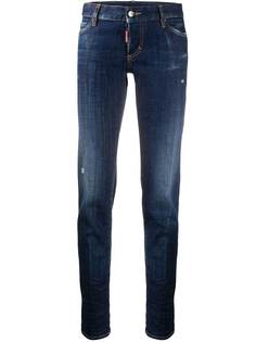 Dsquared2 джинсы скинни средней посадки