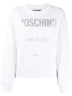 Moschino толстовка с логотипом Couture