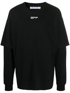 Off-White многослойная толстовка