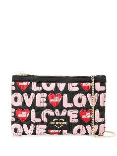 Love Moschino стеганая сумка на плечо с логотипом