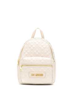 Love Moschino стеганый рюкзак с логотипом