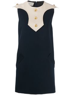 Gucci короткое платье-трапеция