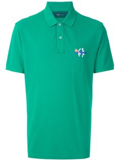 Piet рубашка поло с короткими рукавами и вышитым логотипом