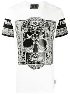 Philipp Plein футболка с принтом пейсли