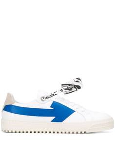 Off-White кеды с логотипом