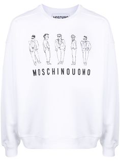Moschino толстовка с графичным принтом