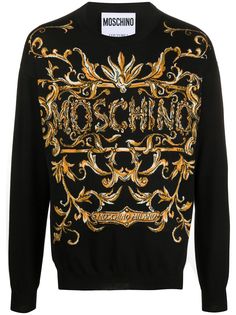 Moschino джемпер с логотипом