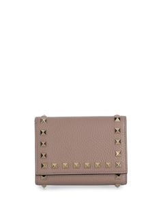 Valentino Garavani кошелек Rockstud из зернистой кожи