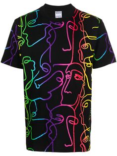 MARCELO BURLON COUNTY OF MILAN футболка с принтом Face