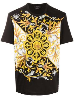 Versace футболка с принтом Baroque