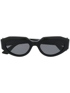 Bottega Veneta Eyewear солнцезащитные очки в овальной оправе
