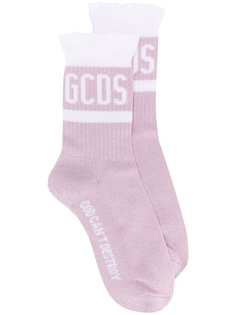 Gcds носки в рубчик с логотипом