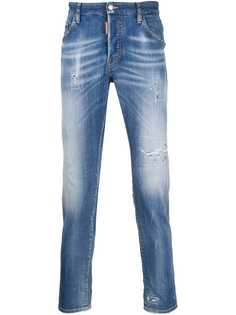 Dsquared2 джинсы кроя слим с эффектом потертости