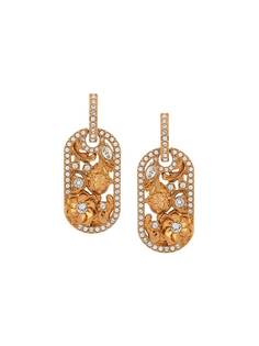 Versace серьги с кристаллами