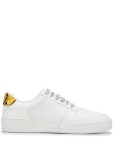 Versace кроссовки на шнуровке с логотипом