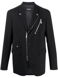 Dsquared2 пиджак в байкерском стиле