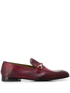 Doucals horsebit almond toe loafers