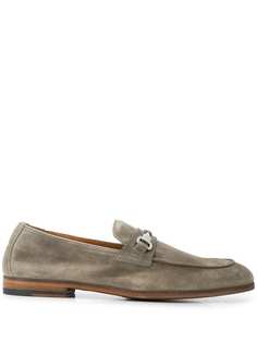 Doucals suede horsebit loafers