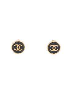 Chanel Pre-Owned серьги 1997-го года с логотипом CC