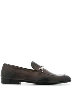 Doucals horsebit almond toe loafers