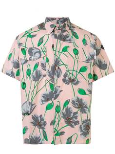 MSGM рубашка с короткими рукавами и цветочным принтом