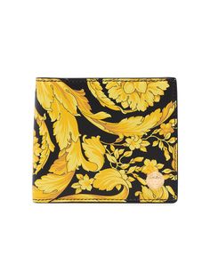 Versace Baroque print wallet