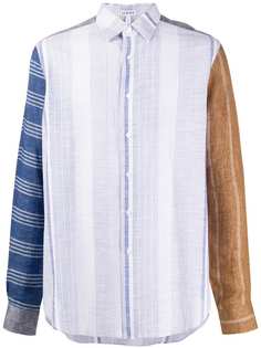 Loewe рубашка с контрастными полосками