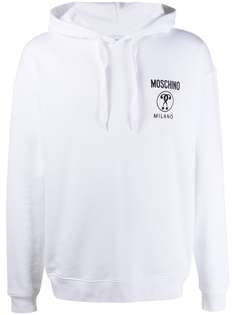 Moschino logo-print hoodie