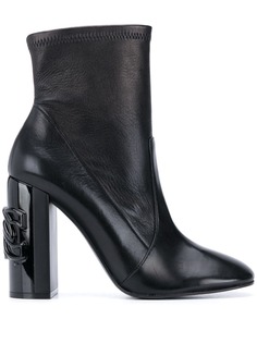 Casadei ботильоны с цепочным декором