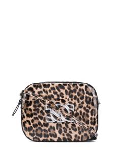 Casadei мини-сумка на плечо с леопардовым принтом