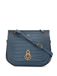 Mulberry сумка на плечо с тиснением под змеиную кожу