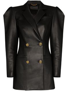 Versace платье мини с объемными рукавами