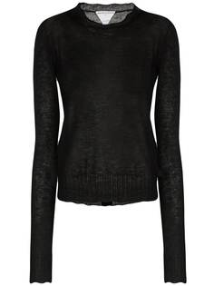 Bottega Veneta джемпер тонкой вязки с пуговицами