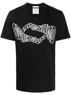 Moschino футболка с логотипом