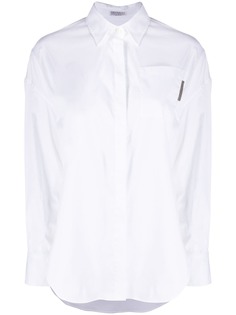 Brunello Cucinelli chest patch pocket shirt